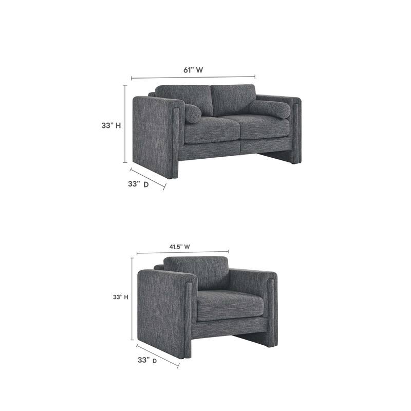 JASIWAY 3-seater Teddy Velvet Modern Upholstered Sofa Sectional Sofa