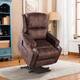 Massage Recliner Chair with Heat and Vibration Manual Sofa