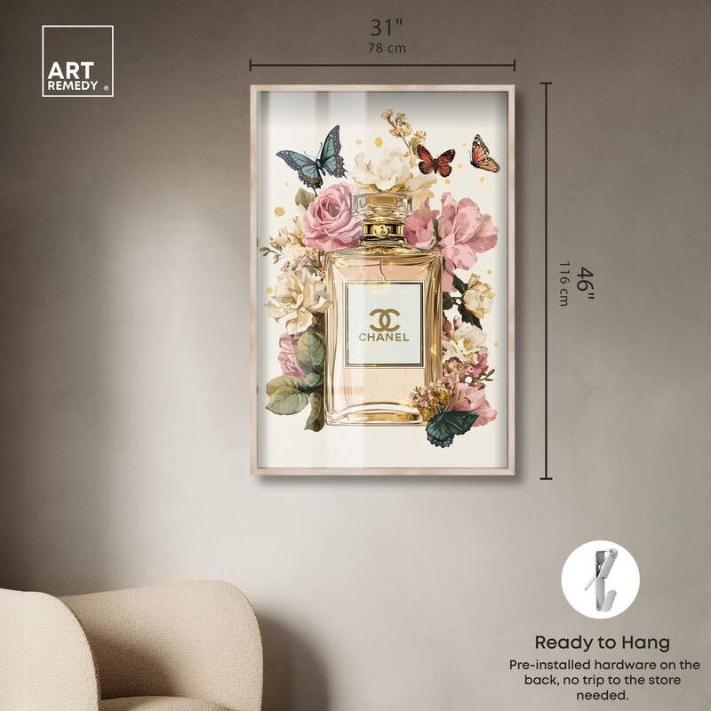 Glam Bloom Butterfly Perfume Shadowbox by Art Remedy
