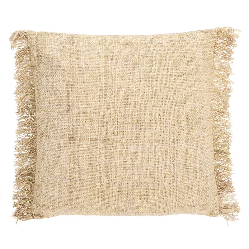 SAFAVIEH Home Lumiza 20-inch Rust Cotton Pillow
