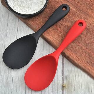 REQAG 1 Piece Non-Stick Rice Spoon, Silicone Rice Spoon, Hygienic