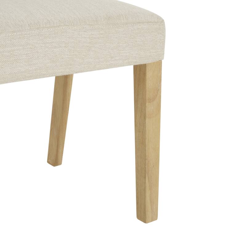 Christopher Knight Home - Minimalist 19.25"W Wood Dining Chairs Set with Hand-Woven Curved Backrest & Upholstered Seat