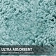 preview thumbnail 9 of 134, Deconovo Chenille Bath Rugs - Thick Plush Microfiber, Non-Slip Washable Bathroom Mats