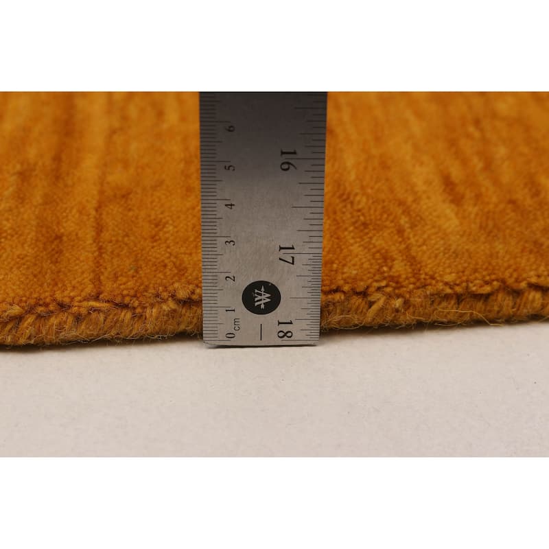 Kashkuli Gabbeh Gold Rug 8'1" x 9'8" - 8'1 x 9'8