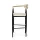 preview thumbnail 15 of 56, Christopher Knight Home Elmore Fabric and Iron 30 Inch Barstools (Set of 2)