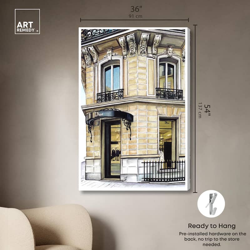 Doll Memories - Glamorous Drama Canvas by Art Remedy, Gallery Wrapped