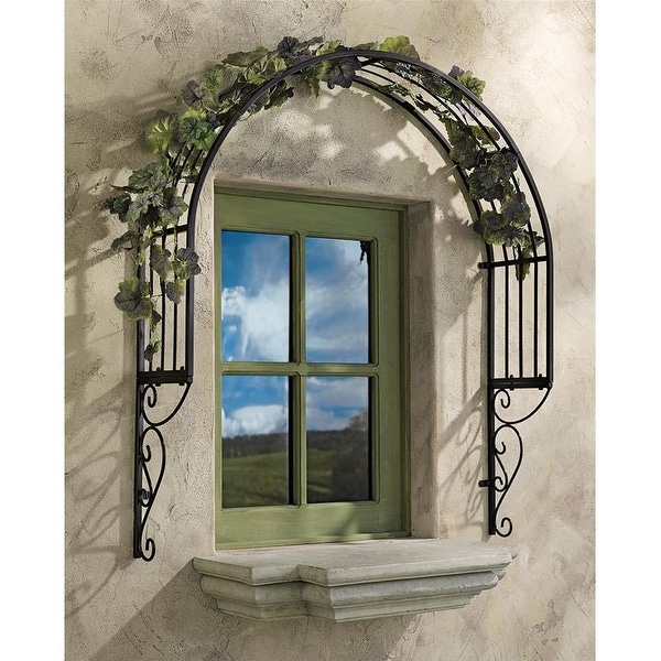 Design Toscano Thornbury Ornamental Metal Garden Window Trellis Design Toscano Thornbury Ornamental Metal Garden Window Trellis Set Of Two Free Shipping Today 21592484