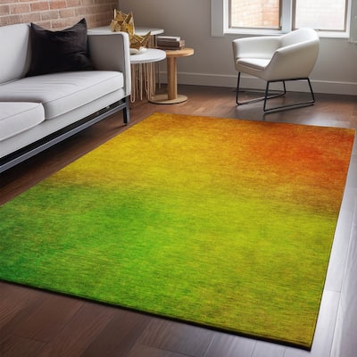 Premium Washable Super Soft Ombre Solid Mayfield Rug