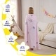 preview thumbnail 5 of 18, Sweet Home Collection Kids' Printed Hooded Wearable Blanket, Flannel Fleece Cozy Birthday Gift All Season