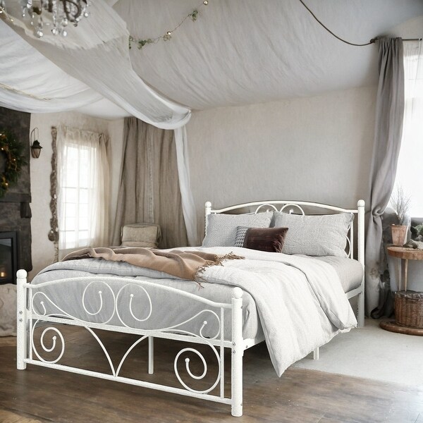 Unique metal store bed frames