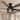 Bella Depot 52" Black Industrial Flush Mount Ceiling Fan with Light and Remote DC Motor Reverible