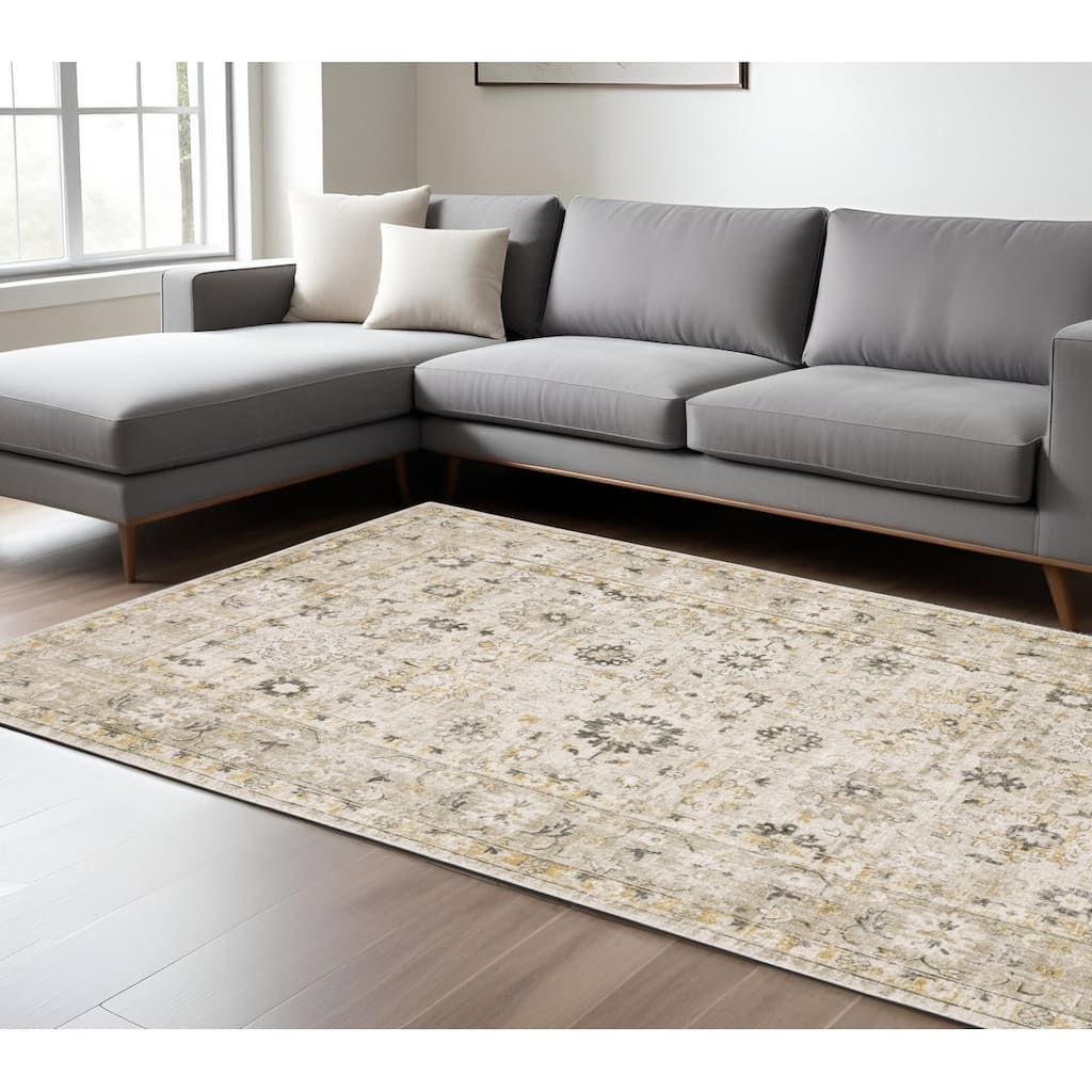 HomeRootsOriental Traditional Rectangle Area Rug