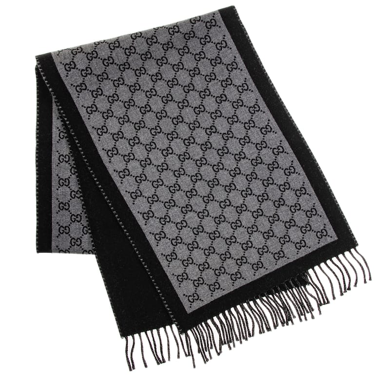 Gucci GG Wool Jacquard Scarf