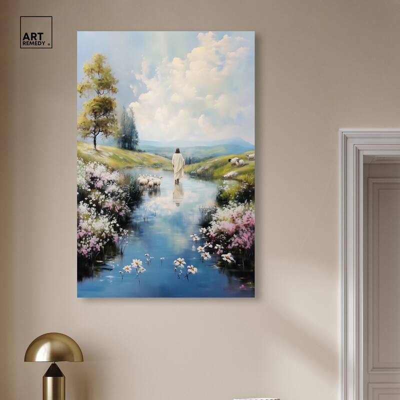 Caretaker's Calm Crossing I Canvas by Art Remedy, Gallery Wrapped