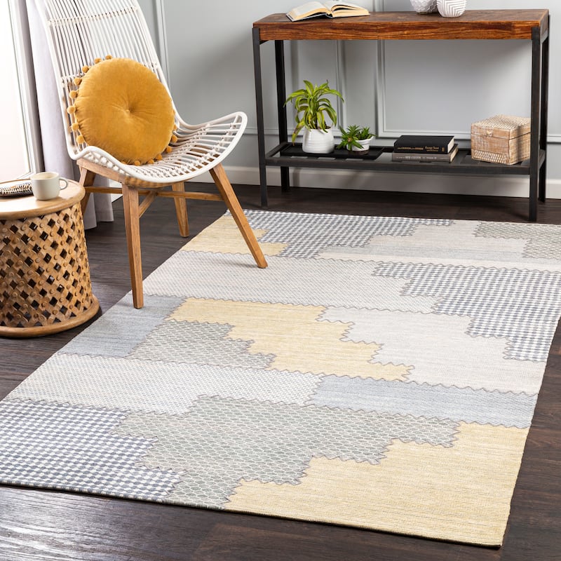 Artistic Weavers Omal Global Handmade Area Rug - 2'6" x 8' Runner - Grey
