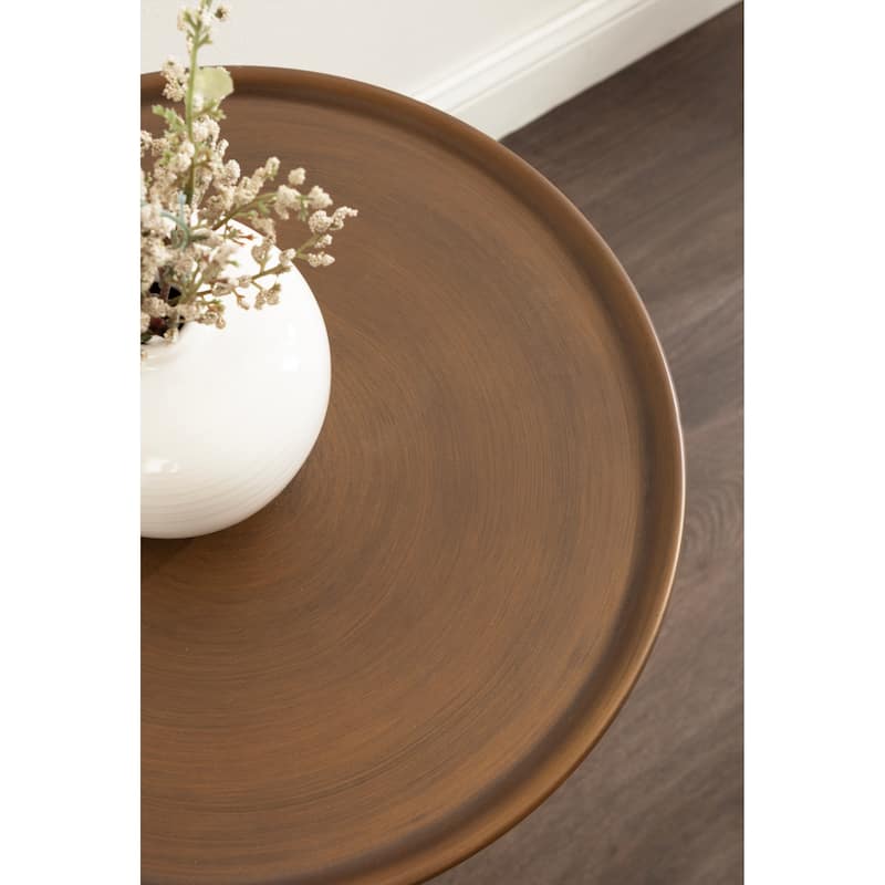 Kate and Laurel Sitara Round Side Table - 14x14x24