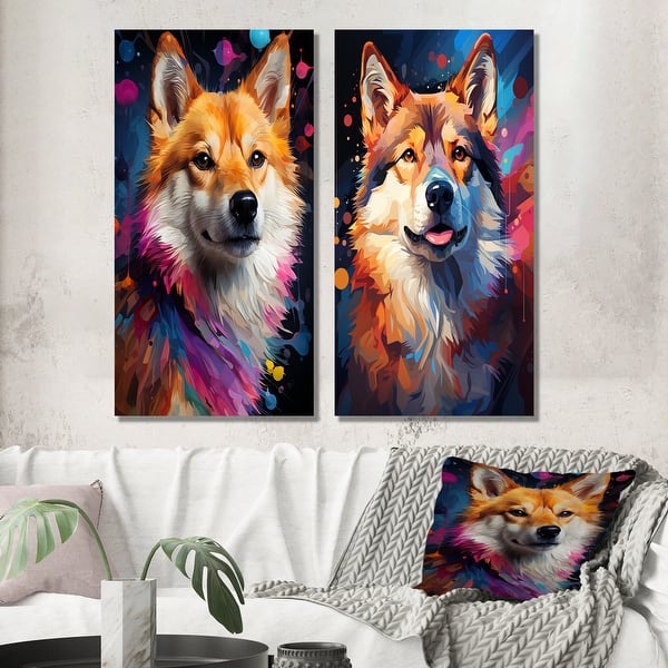 Corgi Dog Modern Art Duvet Set Corgi Dog Modern Art Duvet Set