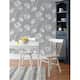 NextWall One O'Clocks Botanical Peel and Stick Removable Wallpaper