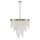 preview thumbnail 3 of 3, Winfield 6 Light Antique Silver Chandelier