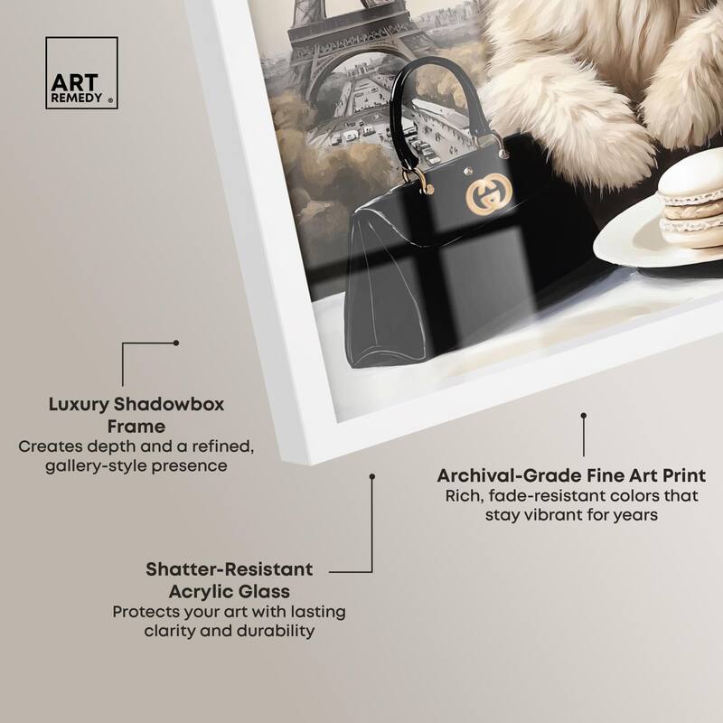 Cat in Paris Treats Shadowbox by Art Remedy