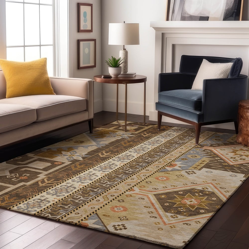 Premium Washable Super Soft Boho Global Aniston Mayfield Rug