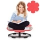 preview thumbnail 7 of 7, Kids Sensory Swivel Chair Autistic Children Sensory Toy w/ Metal Base Red - Petal