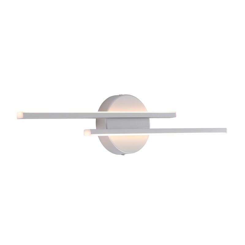 Modern 2-Light Dimmable Bathroom LED Vanity Light