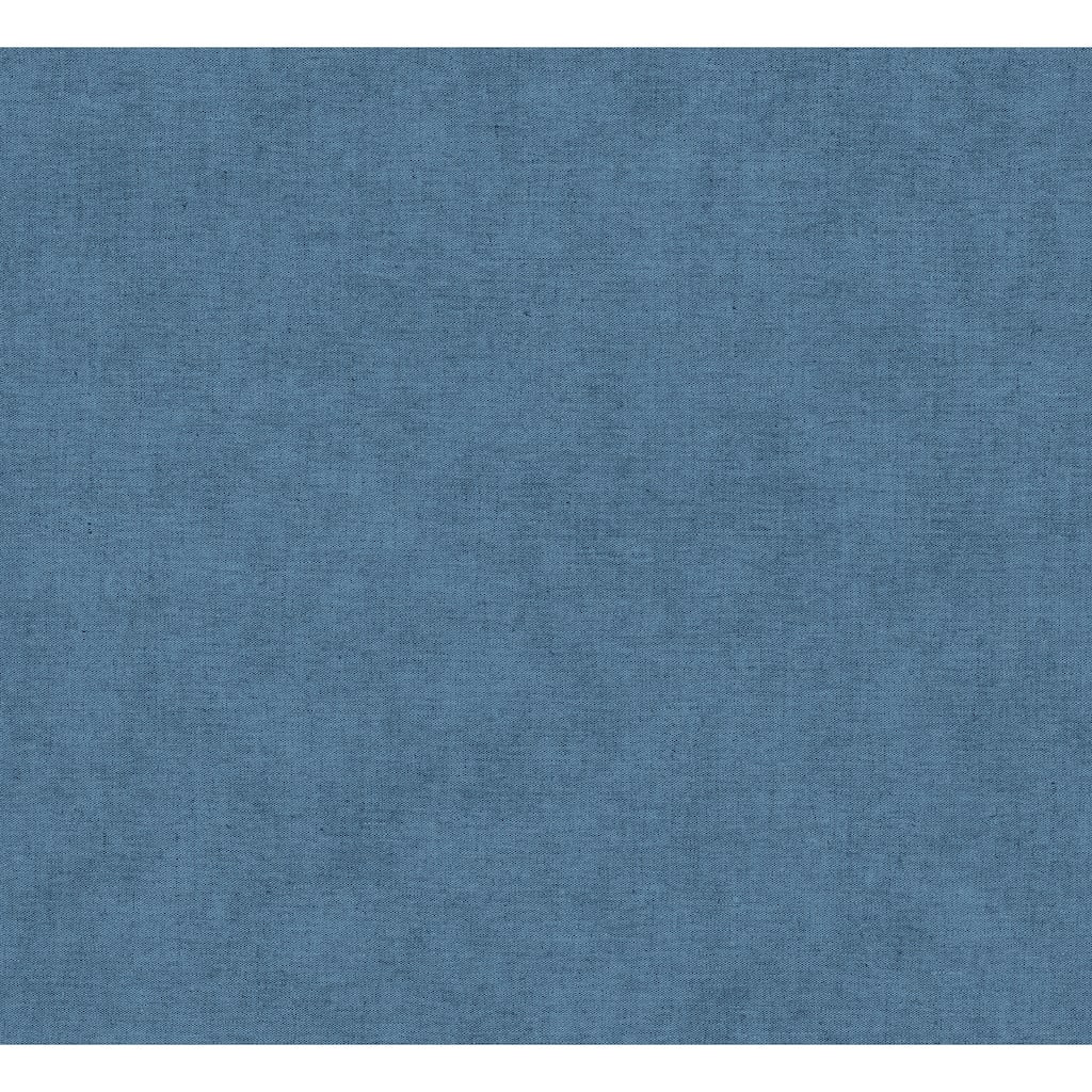 A-Street Prints Nuovo Denim Faux Linen Wallpaper