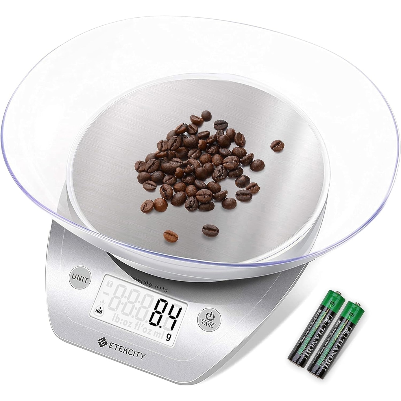 OXO Good Grips Everyday Glass Food Scale 11lbs 5kg Bed Bath Beyond 39056498