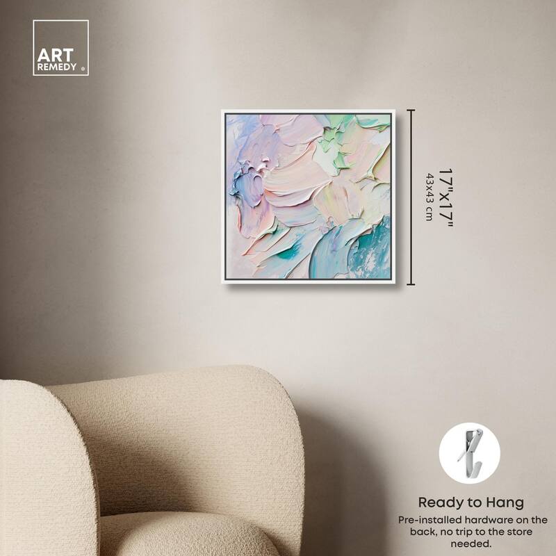 Flowing Mousse I Canvas by Art Remedy