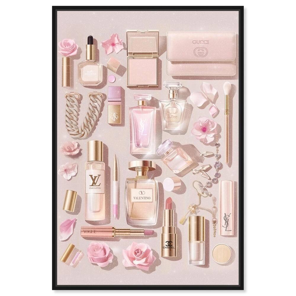 Light Make Up Accessories Canvas by Art Remedy