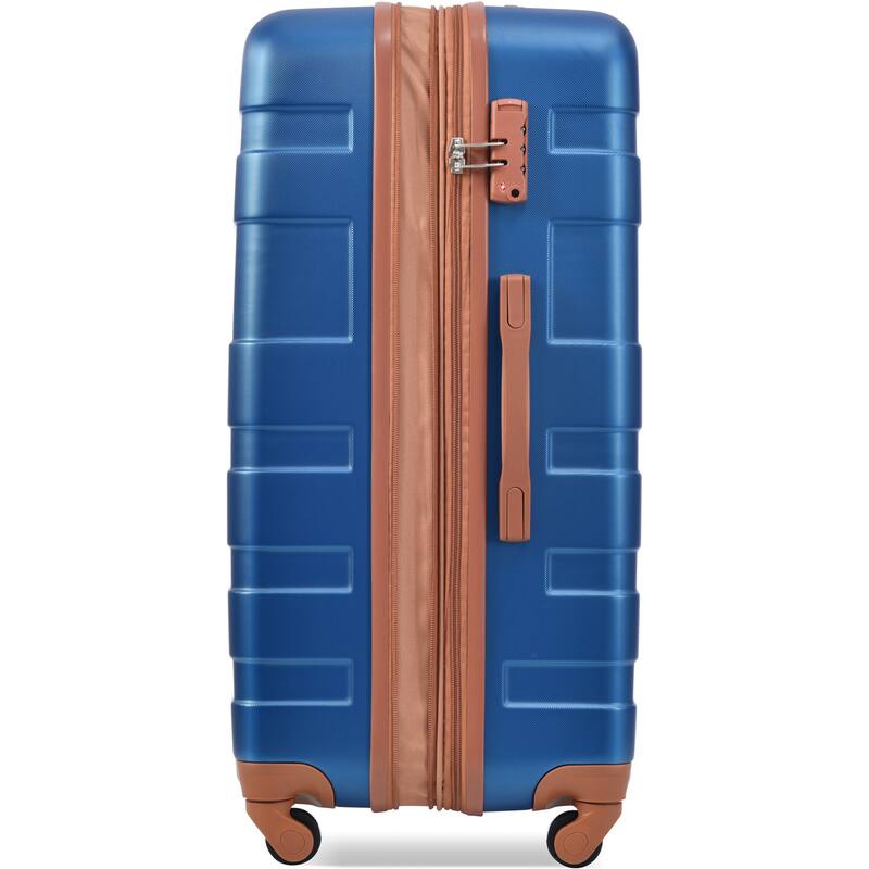 3 Pcs Luggage Set, Expandable ABS Hardshell Suitcases Spinner Wheels with TSA Lock 20''24''28''