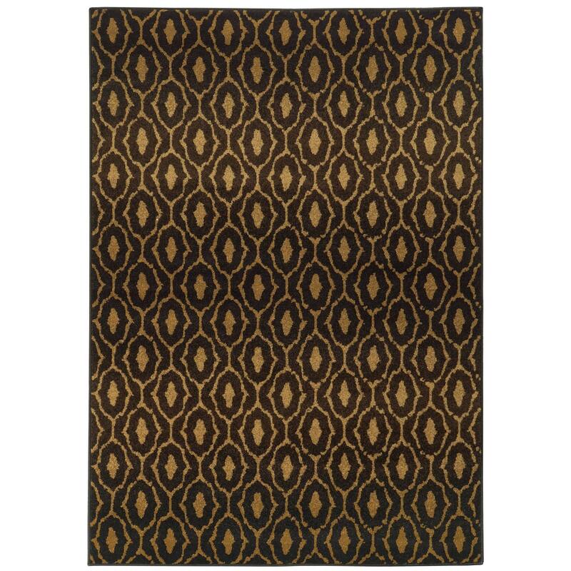 Parker Tribal Lattice Area Rug - 9'10" x 12'10" - Rectangle