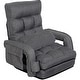 preview thumbnail 9 of 11, Adjustable Floor Chair Folding Lazy Gaming Sofa Chair with Pillow and Storage Bag