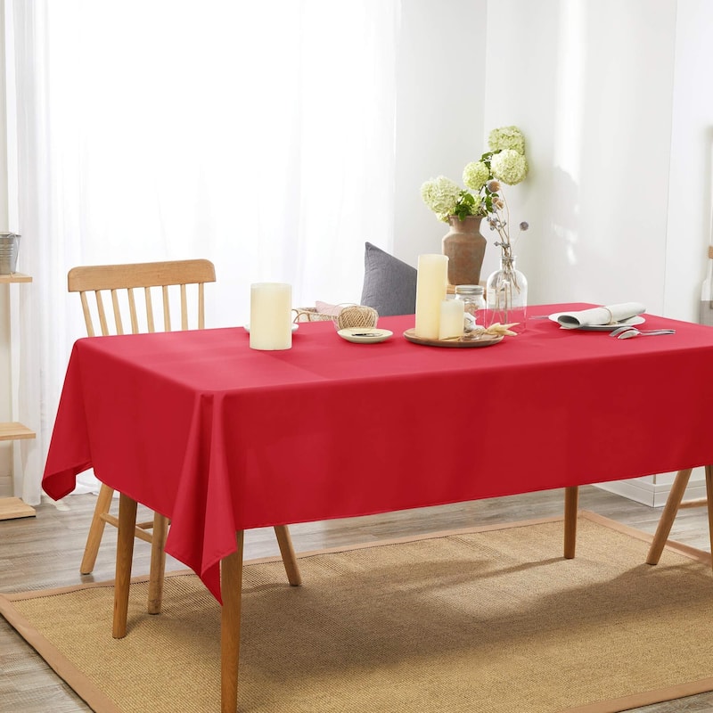 Deconovo Waterproof Solid Tablecloth 1 PC