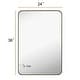 preview thumbnail 28 of 31, Mirror Trend Round Flat Metal-framed Wall Mirror