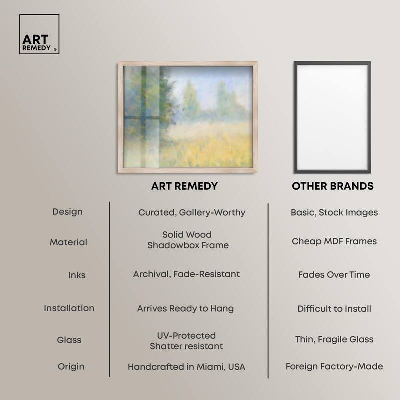 Faded Horizon II Shadowbox by Art Remedy