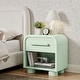 preview thumbnail 6 of 28, Bellamy Curved 1-Drawer Nightstand Sage