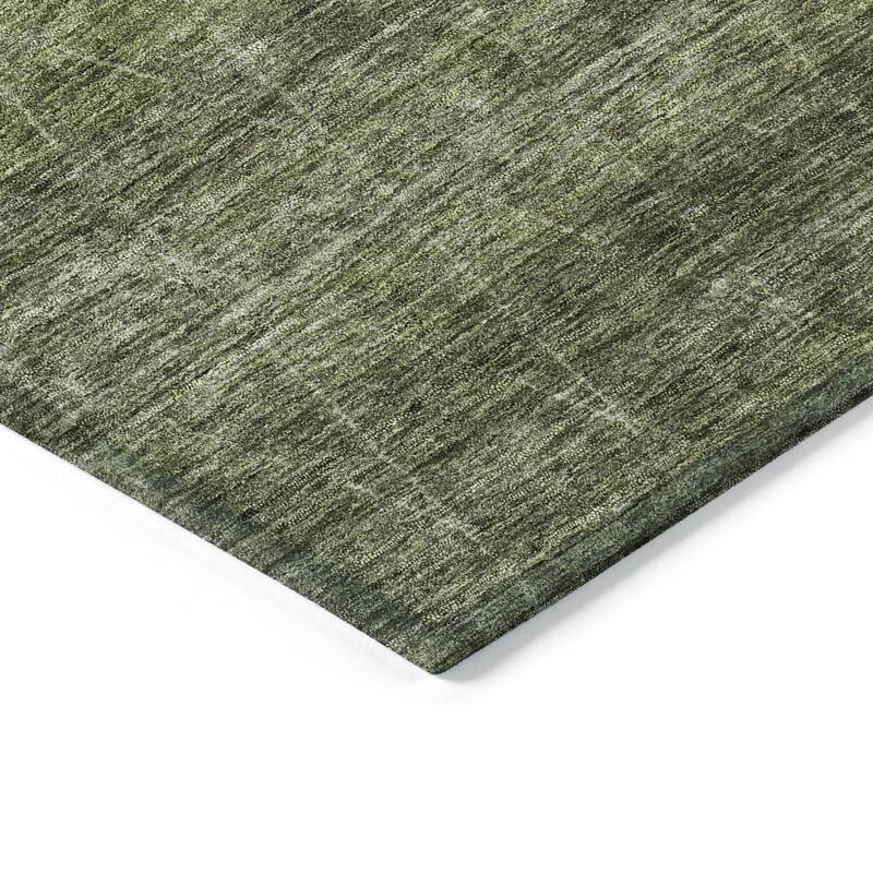 Machine Washable Indoor/ Outdoor Trellis Ombre Chantille Rug