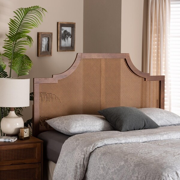 3r studios woven shop rattan panel headboard