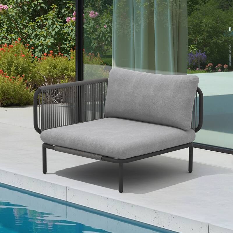 Outdoor Patio Cushion Sectional Sofa Set Furniture DIY Free Combination Set