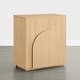 preview thumbnail 17 of 49, Spruce & Spring Modern Sideboard Buffet Cabinet with Wave Design