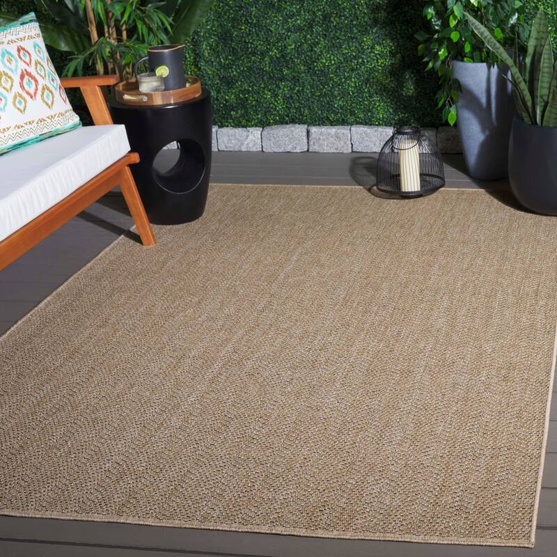 SAFAVIEH Sisal Hazal Performance Indoor/Outdoor Rug - 5'3" x 7'6" - Natural