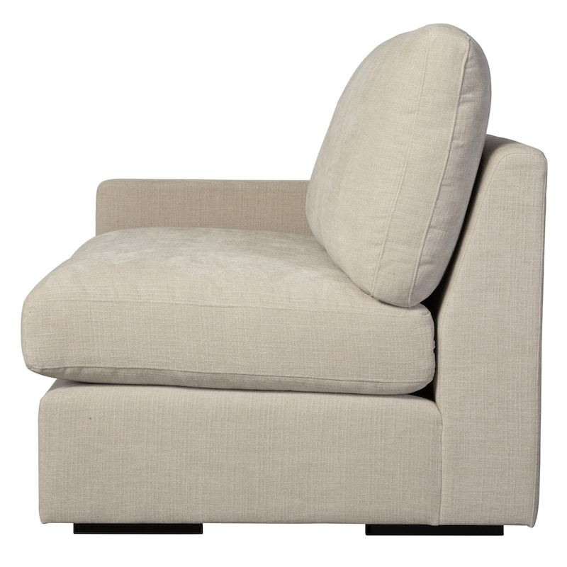 Uttermost Refuge Sand Left Arm Facing Sofa - 30"Hx 43.25"Wx 37.5 "D