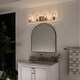 preview thumbnail 6 of 4, Kichler Lighting Alton 33.75 in. 4-Light Champagne Bronze Vanity Light with Clear Seeded Glass