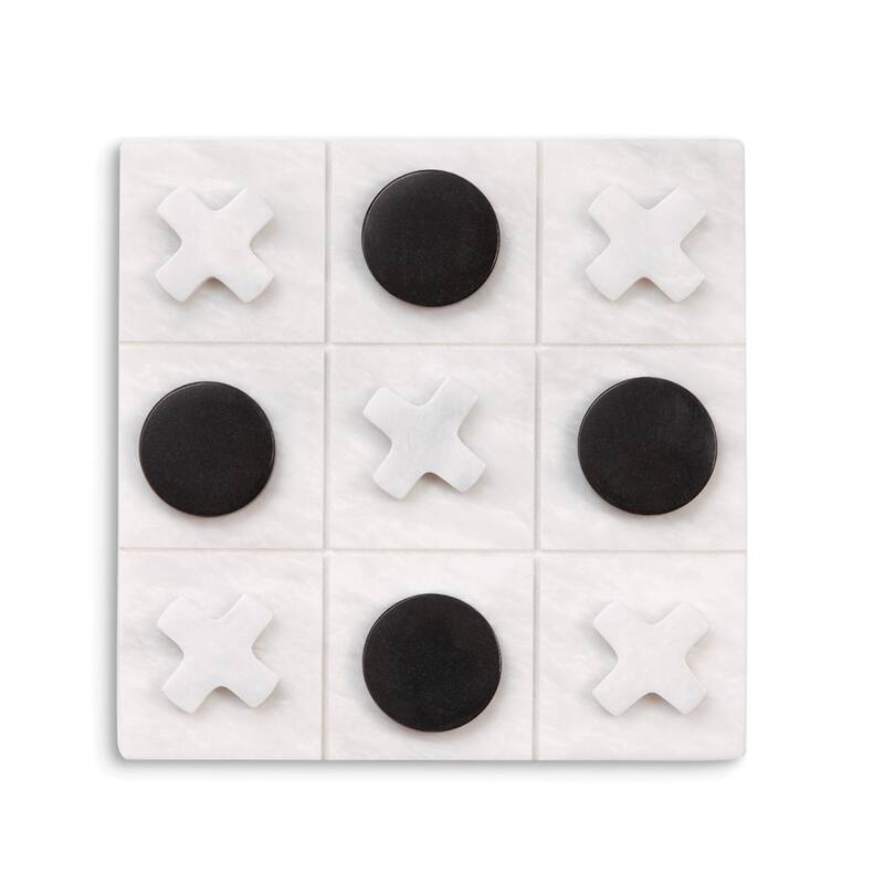 Curata Marble Tic Tac Toe Set