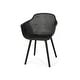 preview thumbnail 13 of 22, Lotus Outdoor Modern Dining Chairs (Set of 2) by Christopher Knight Home