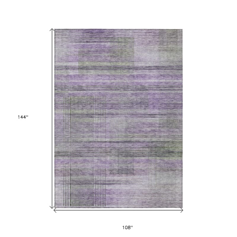 HomeRoots Striped Transitional Rectangle Outdoor Rug