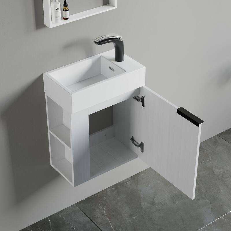 Dowell 18" Series 011 Vanity Set - White Porzelain
