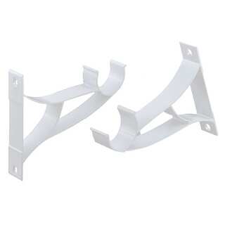Transparent No Drill Curtain Rod Brackets, 6 Pcs Adjustable Wall Mount Transparent No Drill Curtain Rod Brackets, 6 Pcs Adjustable Wall Mount